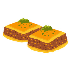 Goulash arabic food illustration