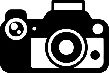 Camera Remote Shutter Icon Silhouette Vector Illustration