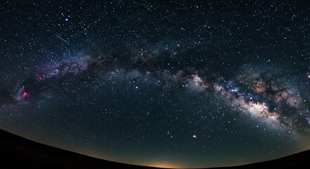 Night sky with stars.