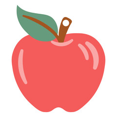 Red apple simple png