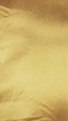 Gold golden orange yellow champagne white abstract background. Shiny silk fabric. Metallic shine. Light reflection. Design. Festive Christmas invitation wedding fashion beauty Birthday. Autumn fall.