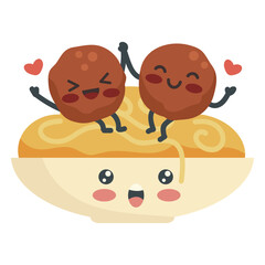 Spaghetti meatballs lovers