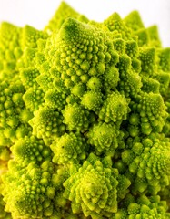 Close-up of Romanesco broccoli