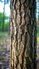 Obraz premium Close-up of tree bark texture