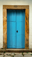 Portas Arquitetura Colonial Passagens Paraty Brasil Madeira Artesanal Simples Coloridas Fachada Histórica Casas Centro Histórico Detalhes Rústico Turismo Tradição Cultura Construção Antiga