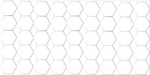 seamless pattern with hexagons. Abstract background with lines. Modern simple style hexagonal graphic concept. white texture background. Futuristic abstract honeycomb technology white.....