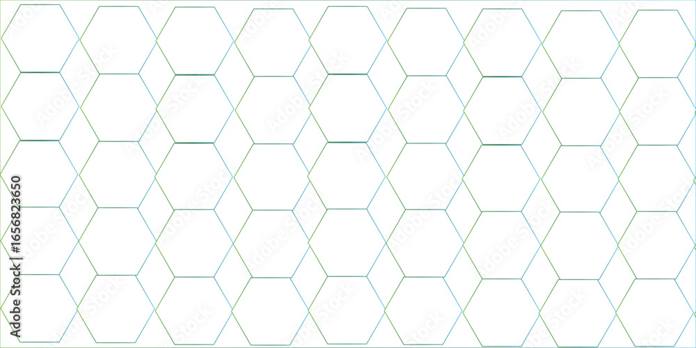 Poster seamless pattern with hexagons. abstract background with lines. modern simple style hexagonal graphi