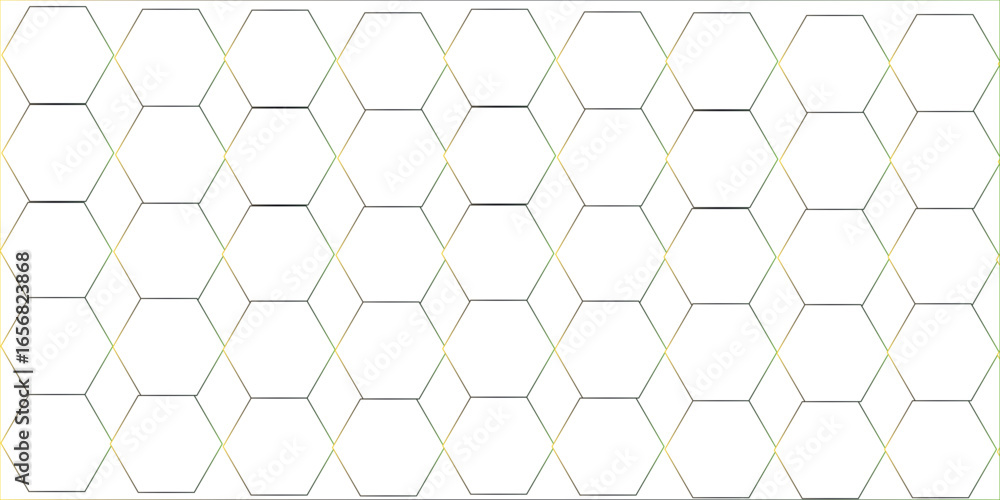 Poster medical, science and technology geometric abstract background with hexagons pattern.white and gray f