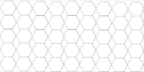 Medical, Science and technology Geometric abstract background with hexagons pattern.white and Gray for Technology and Blockchain Design.