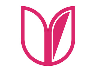 Minimalist Flower Icon Vector for Modern Design