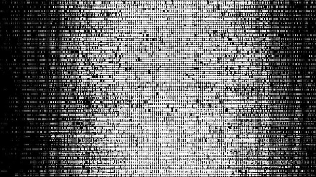 Abstract vertical lines transitioning in dynamic monochrome pattern