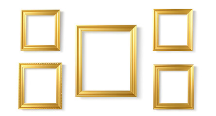 golden, frame, isolated, border, decorative, vintage, luxury, elegant, ornate, classic, design, template, gold, background, vector, artwork, shiny, empty, rectangular, round, antique, metallic, photo 