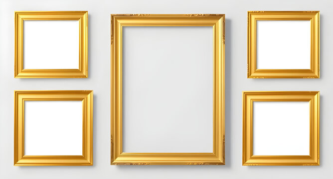 golden, frame, isolated, border, decorative, vintage, luxury, elegant, ornate, classic, design, template, gold, background, vector, artwork, shiny, empty, rectangular, round, antique, metallic, photo 