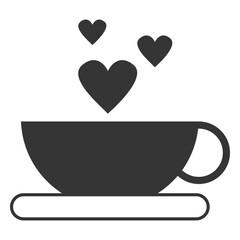 Coffee cup vector icon