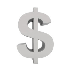 Light gray dollar sign symbol on a black background.