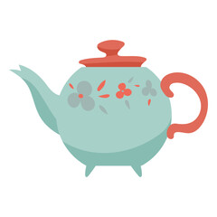 Teapot semi flat