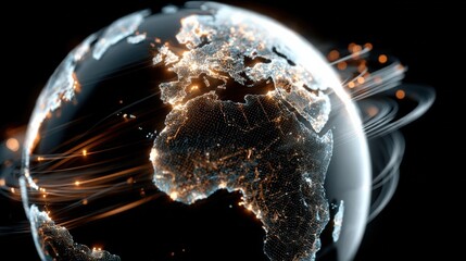 Global Connectivity Network: A Digital Earth View of Africa and Europe with Data Streams