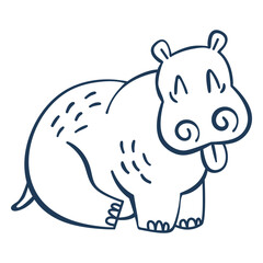 Hippopotamus stroke