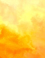 Abstract watercolor sunset