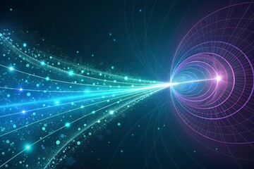 Fototapeta premium Abstract Cosmic Tunnel