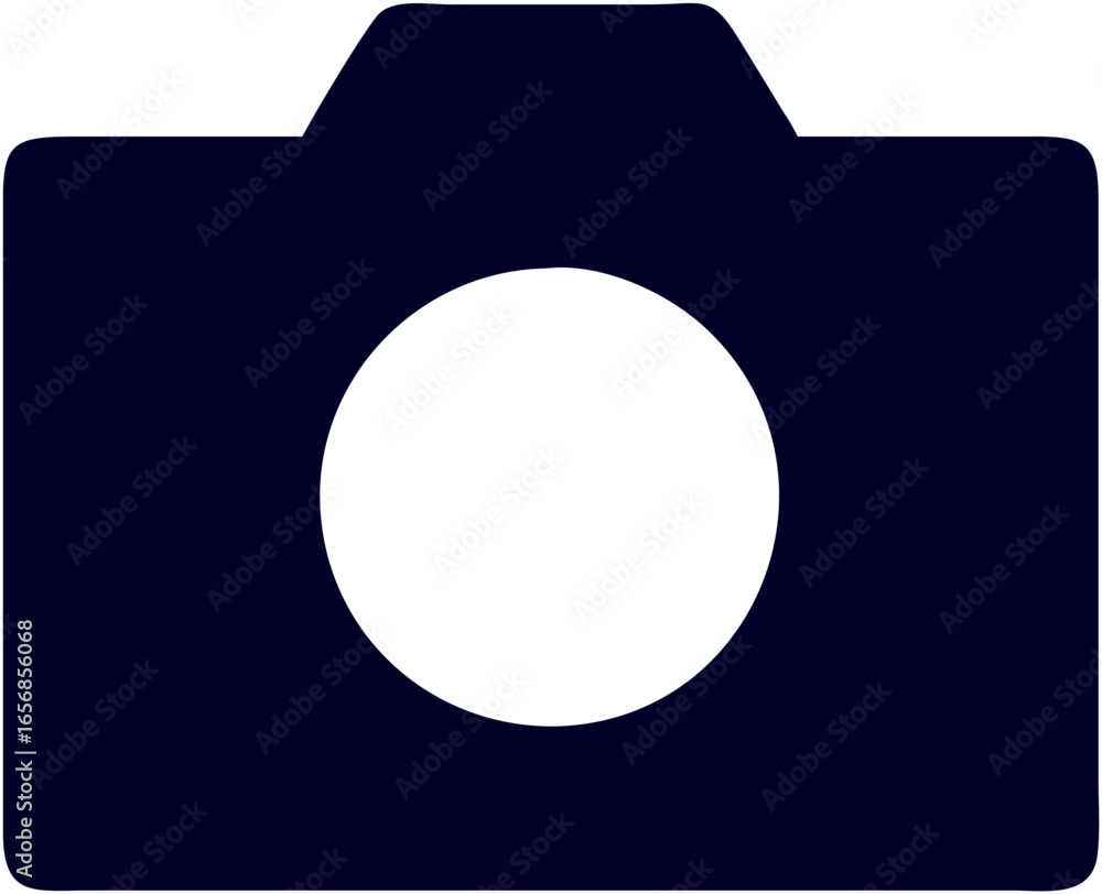 Poster flat camera icon vector. clean transparent background for easy use in all design formats.