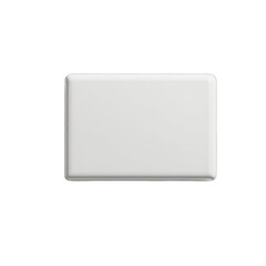 Blank white rectangular shape on a black background.