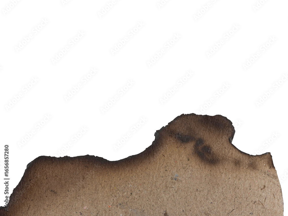 Poster distressed cardboard texture with burnt edges, perfect for adding authentic vintage vibes to your de