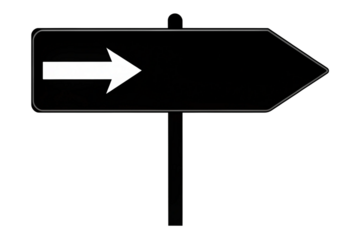 blank street sign