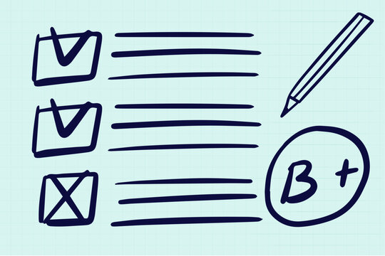 Multiple exam test school form