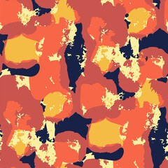 Seamless pattern with brush strokes. Vector illustration.