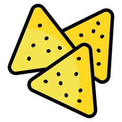 Nachos  Icon Element For Design