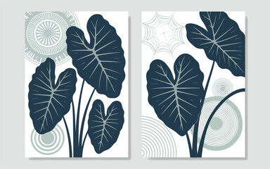 vector set of wall paint