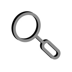 Magnifying icon design template