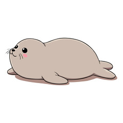 Cute Baby Seal Clipart 10