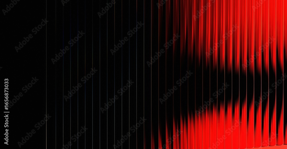 Poster red and black abstract background, artistic and dynamic in its composition. it evokes a sense of dep