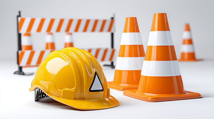 Construction site safety warning