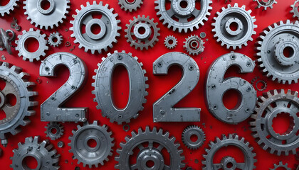 Year of the machine gears and cogs for future technology and engineering