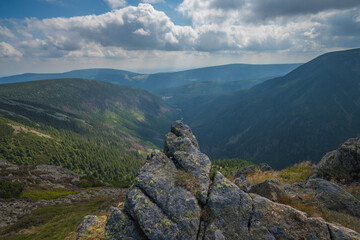 Rock above the valley