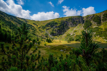 Obraz premium mountains with a lake