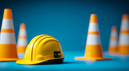 Construction site safety warning