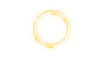 Transparent neon glowing circle. Circular light effect Isolated on transparent background. Colorful flare neon light ring element. glowing neon frame circle with Glowing Light Effect. Neon line 3d