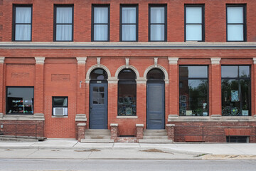 Naklejka premium Iowa Blue Doors 