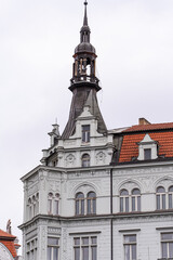 Decoration of the building in Old Prague