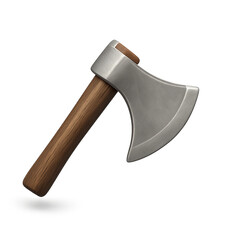3D Axe Render | Weapon Icon | Digital Tool Design