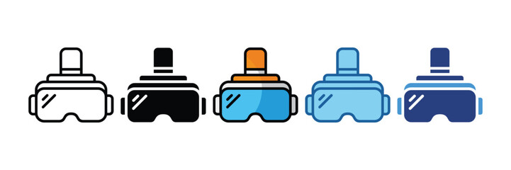 Vr Headset  Icon Element For Design