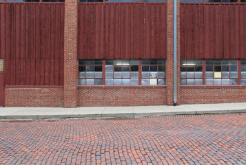 Greenfield Iowa Red School Facade
