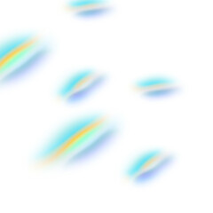 Abstract blurred light effect isolated on transparent background for design use