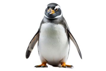  penguin isolated on white background PNG, AI GENERATED