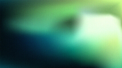 Blue green grainy color gradient background noise textured glowing vibrant cover header poster design