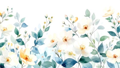 Delicate floral arrangement in soft pastel hues.